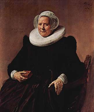 一个女人的肖像 Portrait of a woman (1633)，弗朗斯·哈尔斯