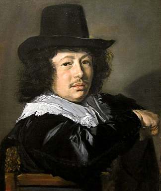 一个年轻人的肖像 Portrait of a Young Man (1646 – 1648)，弗朗斯·哈尔斯