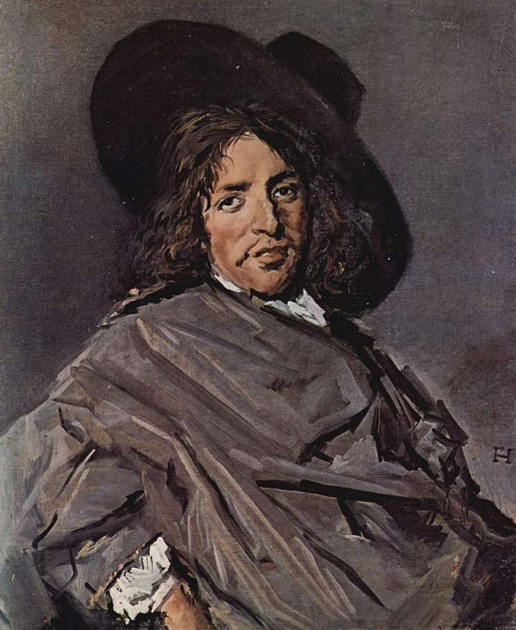 一个不知名的男人的肖像 Portrait of an Unknown Man (1660 - 1663)，弗朗斯·哈尔斯