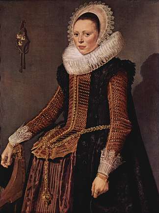 一个不知名的女人的肖像 Portrait of an unknown woman，弗朗斯·哈尔斯