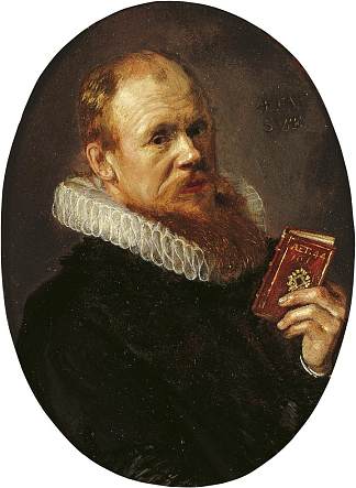 西奥多鲁斯·施雷维利乌斯的肖像 Portrait of Theodorus Schrevelius (1617)，弗朗斯·哈尔斯