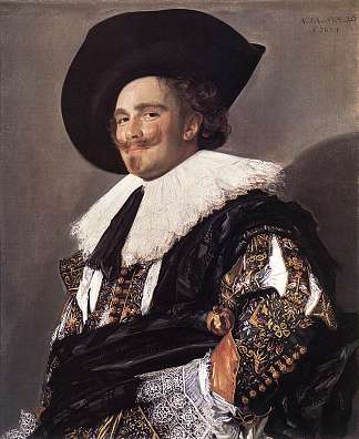 笑的骑士 The Laughing Cavalier (1624)，弗朗斯·哈尔斯