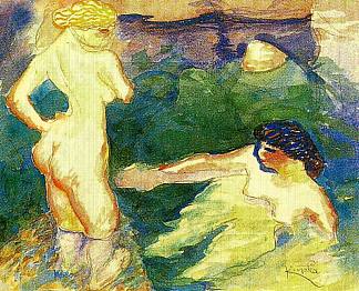 泳 客 Bathers (1906)，弗朗齐歇克·库普卡