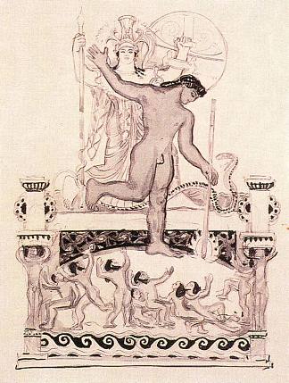 锁链中的普罗米修斯 Prometheus in chains (1905)，弗朗齐歇克·库普卡