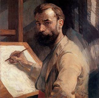自画像 Self-Portrait (1905)，弗朗齐歇克·库普卡