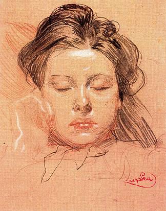 睡脸 Sleeping Face (1902)，弗朗齐歇克·库普卡