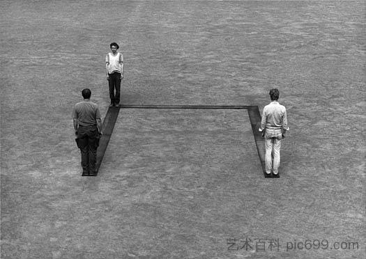 反向和横向空间电路 Opposite and Laterally Space Circuit (1976),弗朗茨·艾哈德·瓦尔特