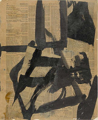 无题二 Untitled II (c.1952; United States                     )，弗兰茨·克莱恩