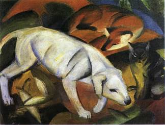 一条狗 A Dog (1912)，弗朗茨·马克