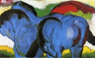 小蓝马 The Little Blue Horses (1911)，弗朗茨·马克