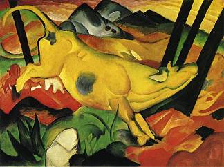 黄牛 The Yellow Cow (1911)，弗朗茨·马克