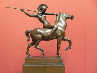 马背上的亚马逊 Amazon on horseback (1897)，弗朗兹·斯托克