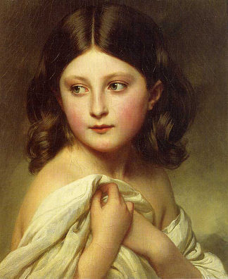 一个叫夏洛特公主的年轻女孩 A Young Girl called Princess Charlotte (1864)，弗兰兹·温特豪德