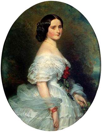 安娜·多尔福斯，布尔戈男爵 Anna Dollfus, Baronness de Bourgoing (1855)，弗兰兹·温特豪德