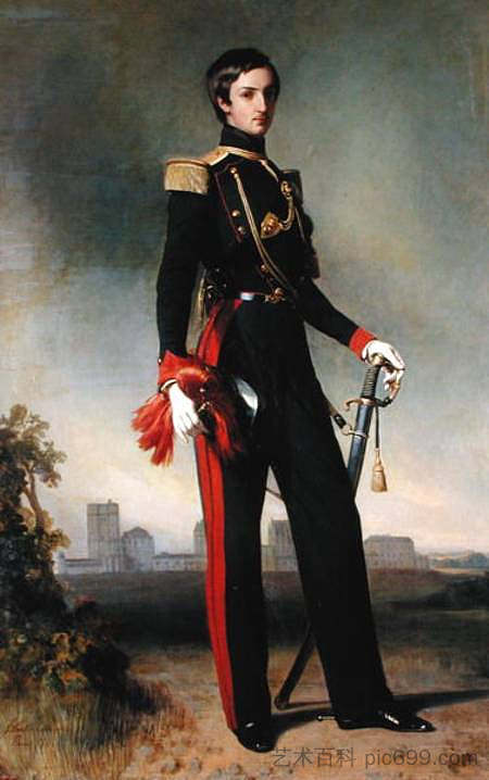 安托万-玛丽-菲利普-路易·奥尔良 蒙庞西耶公爵 Antoine-Marie-Philippe-Louis d'Orleans Duc de Montpensier (1844)，弗兰兹·温特豪德