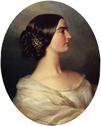 夏洛特·斯图尔特，坎宁子爵夫人 Charlotte Stuart, Viscountess Canning (1849)，弗兰兹·温特豪德