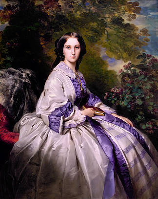 亚历山大·尼古拉耶维奇·拉姆斯多夫伯爵夫人 Countess Alexander Nikolaevitch Lamsdorff (1859)，弗兰兹·温特豪德