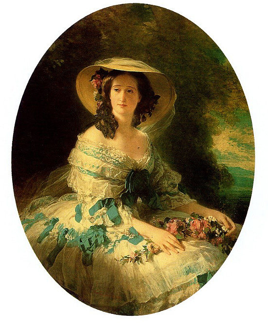 欧仁妮·德·蒙蒂霍，法国皇后 Eugénie de Montijo, Empress of France (1857)，弗兰兹·温特豪德