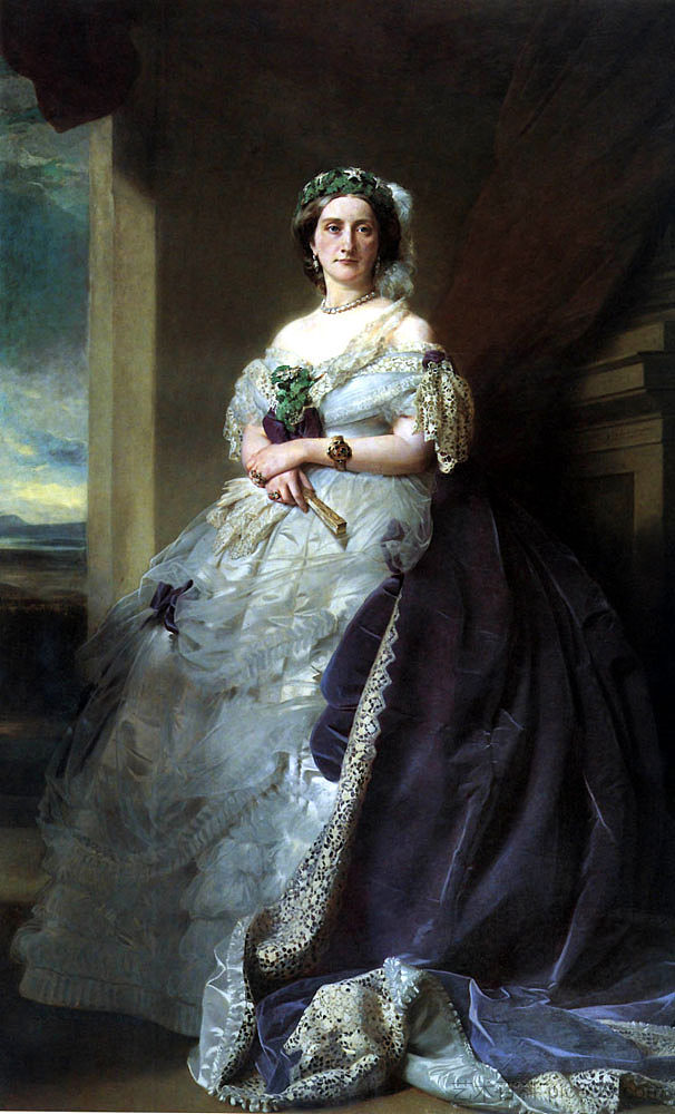 米德尔顿夫人的肖像 Portrait of Lady Middleton (1863)，弗兰兹·温特豪德