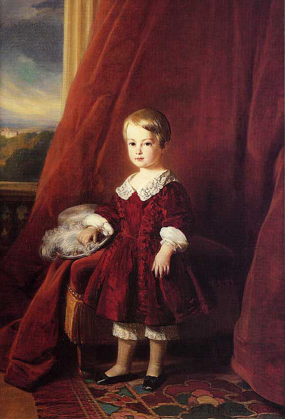 路易·奥尔良的肖像 Portrait of Louis d'Orleans (1845)，弗兰兹·温特豪德