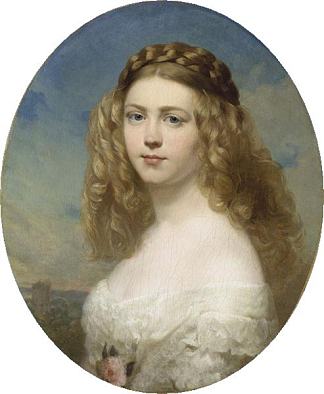 巴伐利亚的阿米莉亚公主 Princess Amelia of Bavaria (1860)，弗兰兹·温特豪德