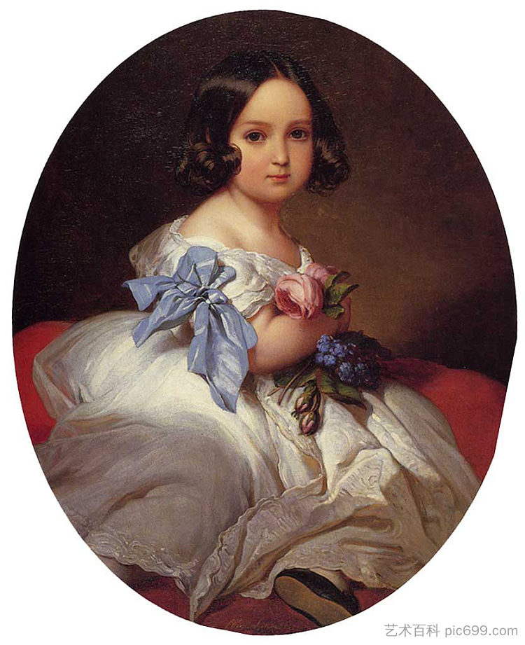 比利时夏洛特公主 Princess Charlotte of Belgium (1842)，弗兰兹·温特豪德