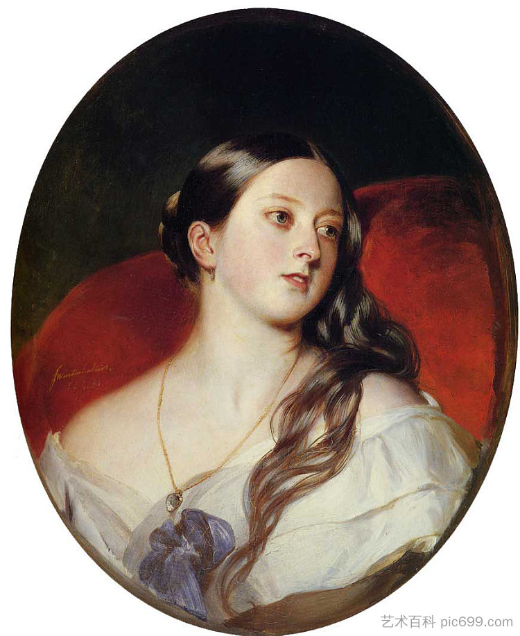 维多利亚女王 Queen Victoria (1843)，弗兰兹·温特豪德