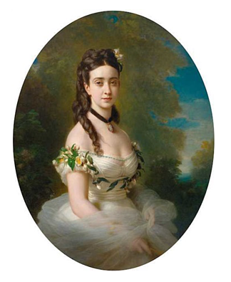 美丽的美国人 The beautiful American (c.1868 – c.1869)，弗兰兹·温特豪德