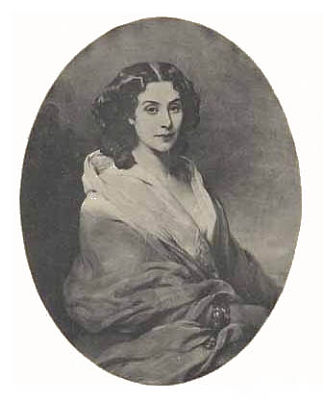 索菲亚·加加里纳 Sofia Gagarina (c.1850)，弗兰兹·温特豪德