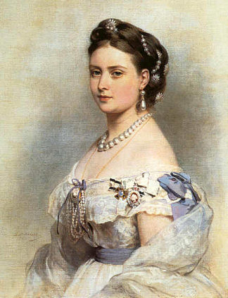 维多利亚公主，1867年皇家公主为普鲁士王储 The Princess Victoria, Princess Royal as Crown Princess of Prussia in 1867 (1867)，弗兰兹·温特豪德