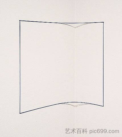 蓝色日光角片 Blue Day-glo Corner Piece (1968)，弗雷德·桑德巴克