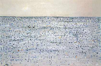 海景与船莫宁顿 Seascape with Boat Mornington (1968)，弗莱德.威廉姆斯