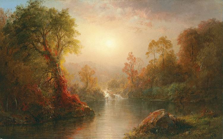 秋天 Autumn (1875)，弗雷德里克·埃德温·丘奇