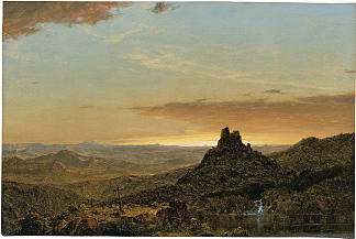 旷野中的十字架 Cross in the Wilderness (1857)，弗雷德里克·埃德温·丘奇
