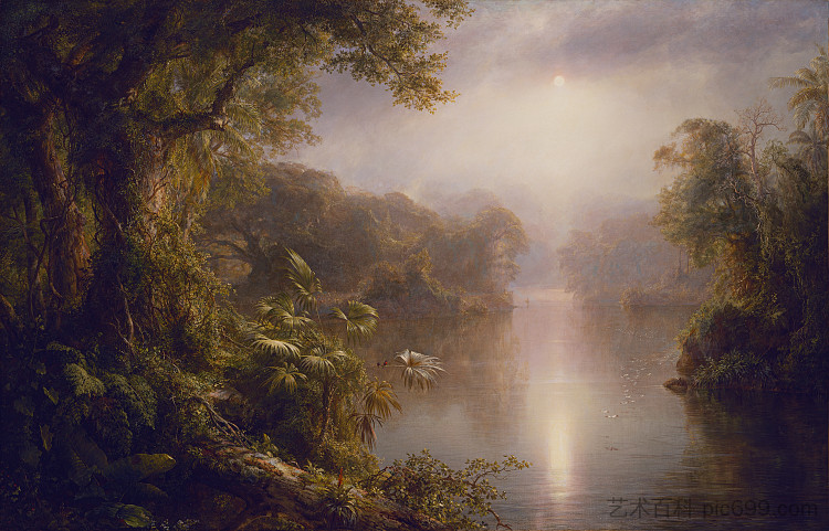 光之河 The River of Light (1877)，弗雷德里克·埃德温·丘奇