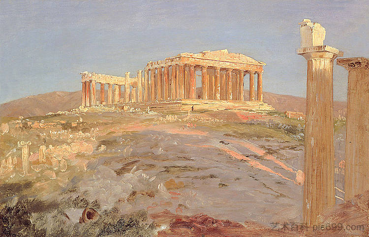 帕台农神庙 Parthenon (1869)，弗雷德里克·埃德温·丘奇