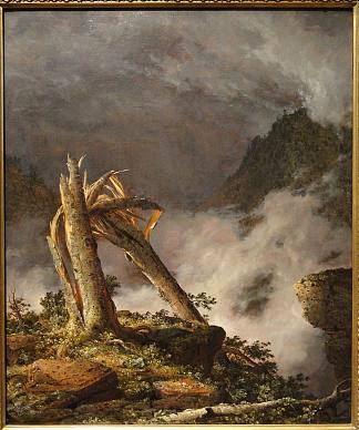 山中的风暴 Storm in the Mountains (1847)，弗雷德里克·埃德温·丘奇