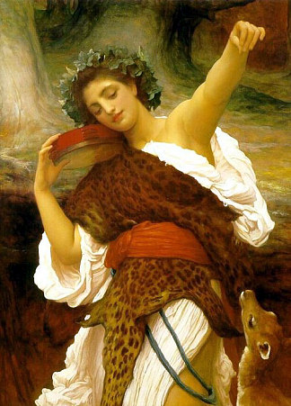 酒神 Bacchante (1895; United Kingdom                     )，洛尔德·弗雷德里克·莱顿