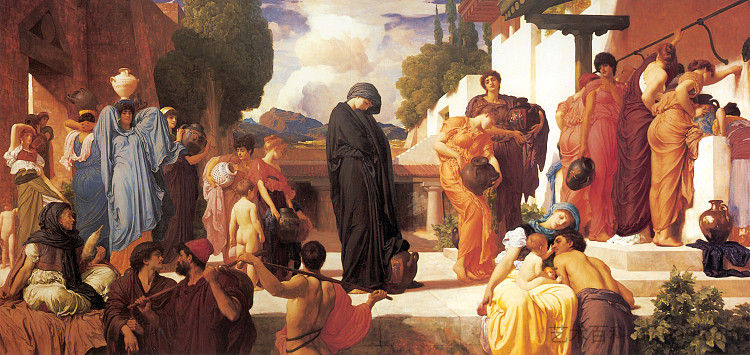 俘虏仙女座 Captive Andromache (c.1886; United Kingdom  )，洛尔德·弗雷德里克·莱顿