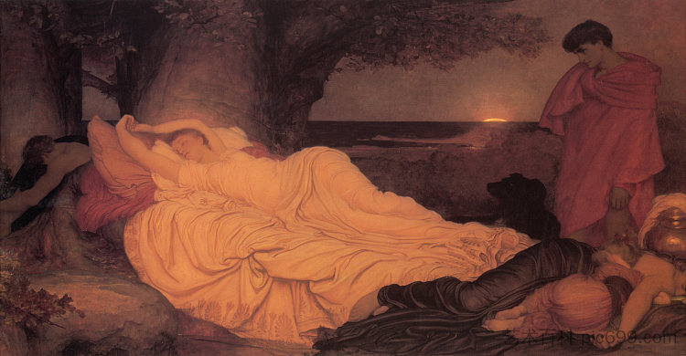 西蒙和伊菲革尼亚 Cymon and Iphigenia (1884; United Kingdom  )，洛尔德·弗雷德里克·莱顿