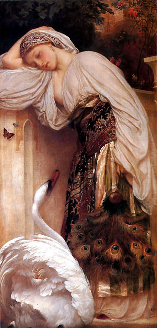 宫女 Odalisque (1862; United Kingdom                     )，洛尔德·弗雷德里克·莱顿