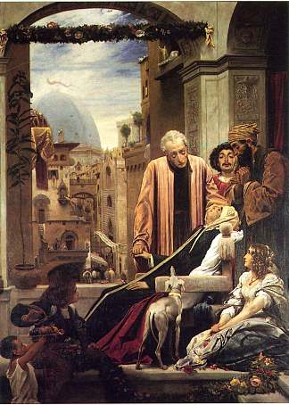 布鲁内莱斯基之死 The Death of Brunelleschi (1852; United Kingdom                     )，洛尔德·弗雷德里克·莱顿