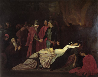 蒙太古和凯普莱特的和解 The Reconciliation of the Montagues and Capulets (1855; United Kingdom                     )，洛尔德·弗雷德里克·莱顿