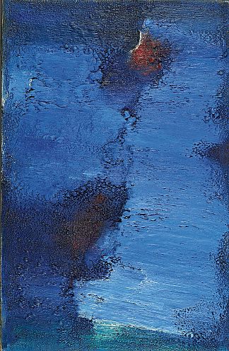 无题（蓝色字段） Untitled (Blue Field) (1961)，弗雷德里克·马蒂斯瑟斯