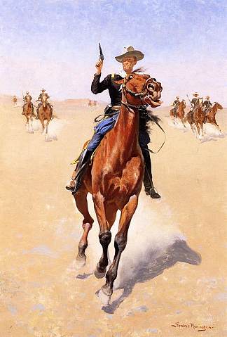 骑兵 The Trooper (1892)，费雷德里克·雷明顿