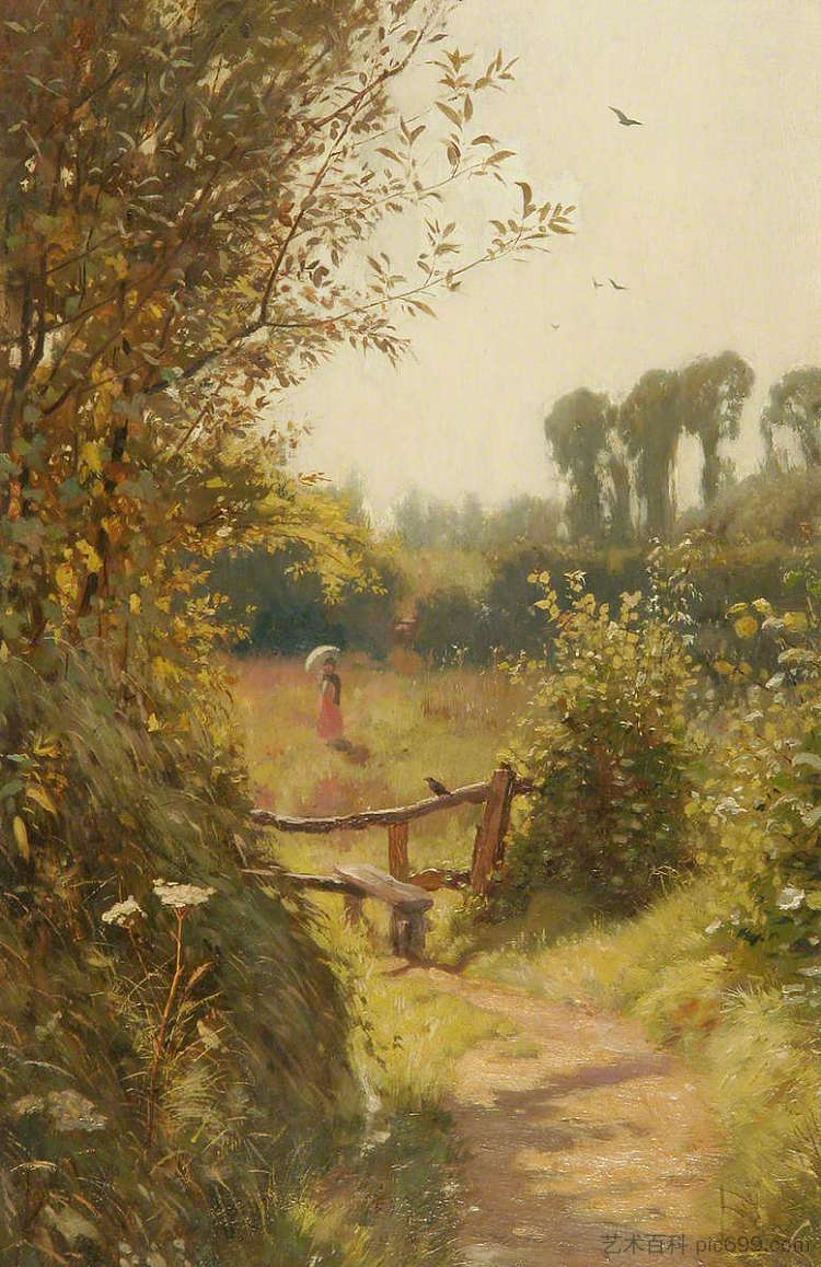 从阴凉到阳光 From Shade to Sunshine (1880),弗雷德里克·乔治·科特曼