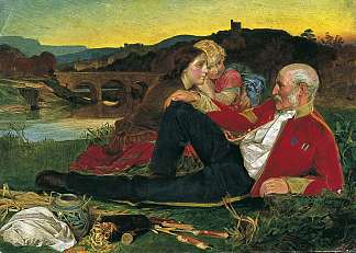 秋天 Autumn (1860 – 1862)，弗雷德里克·桑迪斯