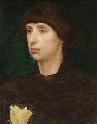 一个年轻人的肖像 Portrait of a Young Man (1850)，弗雷德里克·桑迪斯