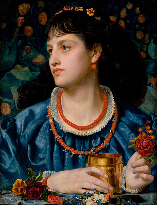 伊索尔达与爱情药水 Isolda with the Love Potion (1870)，弗雷德里克·桑迪斯