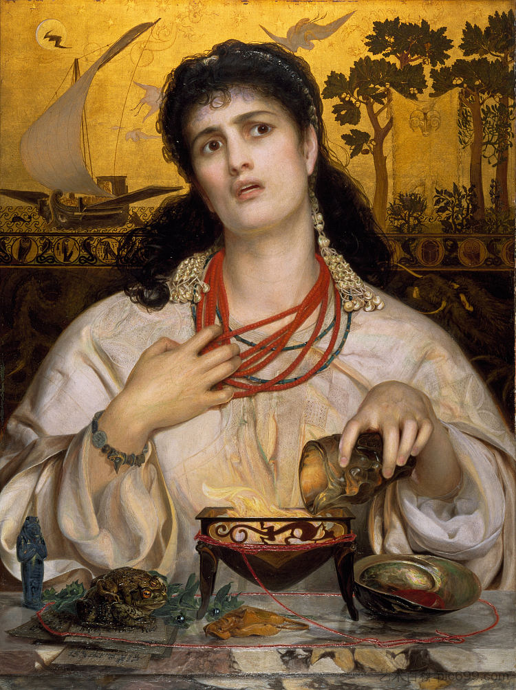 美狄亚 Medea (1866 - 1868),弗雷德里克·桑迪斯